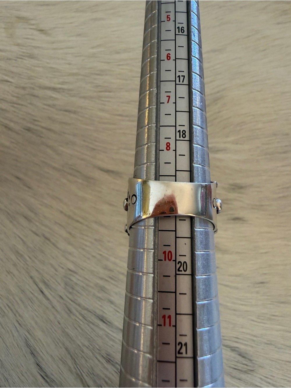 ❤️ Signed Galaxy Micro Inlaid Large Pueblo Scene Sterling Ring Sz 9 Unisex 8.7G - Picture 10 of 17